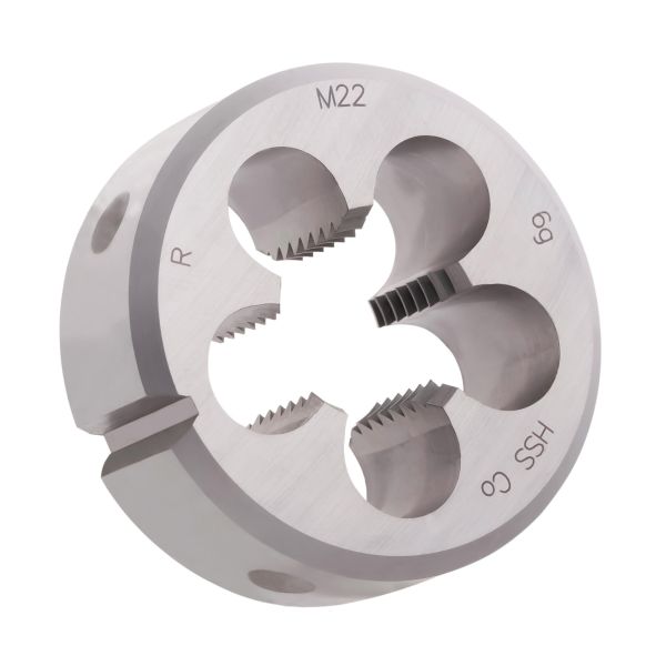 Плашка Ruko М22х2,5 HSSE DIN EN 22568 6g 55х22мм 237220E Плашка Ruko М22х2,5 HSSE DIN EN 22568 6g 55х22мм 237220E