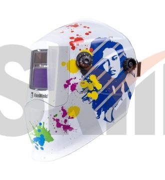 Маска сварщика КОРУНД-2 "модерн" (ф-р 7100V, пр-во FoxWeld/КНР), без коробки