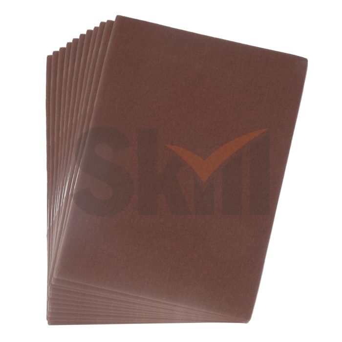 Шлифлист на тканевой основе, зернистость №0, 240 х 170 мм, 10 шт, водостойкий, "БАЗ"