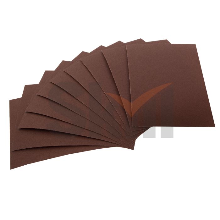 Шлифлист на тканевой основе, зернистость № 16, 240 х 170 мм, 10 шт, водостойкий, "БАЗ"