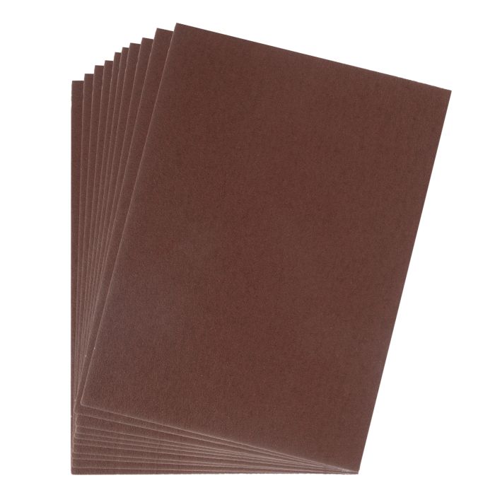 Шлифлист на тканевой основе, зернистость № 25, 240 х 170 мм, 10 шт, водостойкий, "БАЗ"