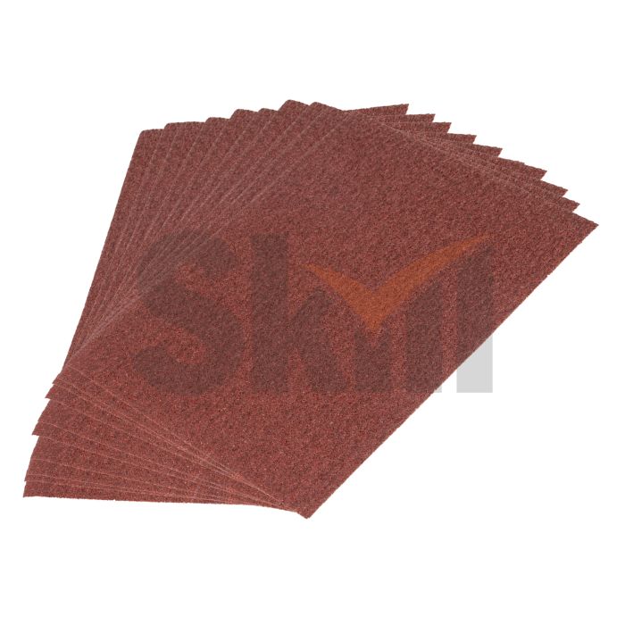 Шлифлист на тканевой основе, зернистость № 50, 240 х 170 мм, 10 шт, водостойкий, "БАЗ"