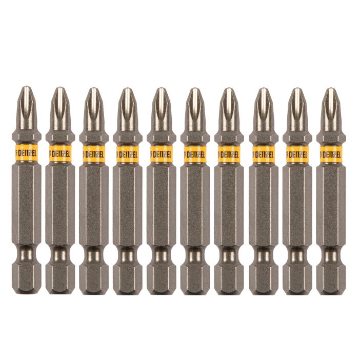 Бита PH2х50, сталь S2, шестигранный профиль, 10 шт. Е 6,3 Denzel Бита PH2х50, сталь S2, шестигранный профиль, 10 шт. Е 6,3 Denzel