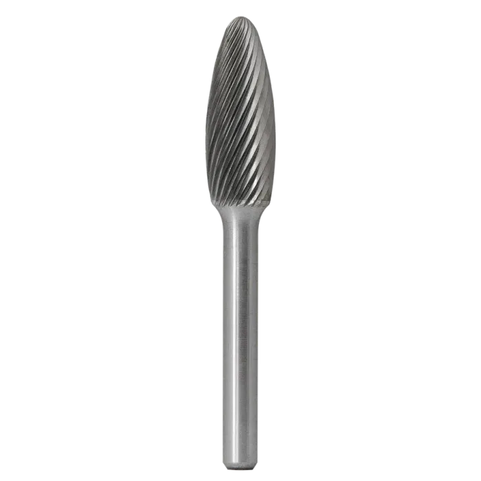 Борфреза пламевидная H 03х07 M03 одинарная насечка