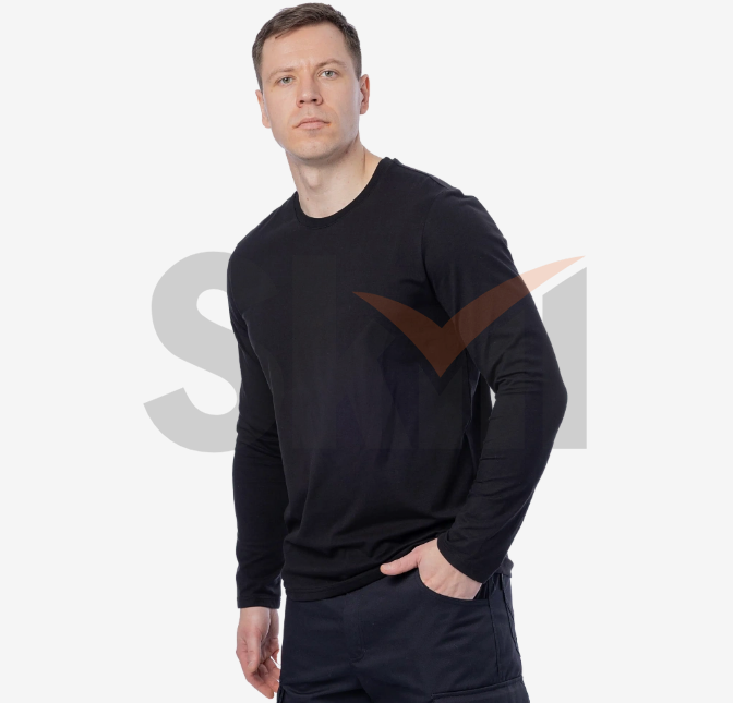 Лонгслив Brodeks KS731, черный