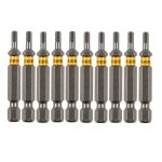 Бита HEX 3х50, сталь S2, шестигранный профиль, 10 шт. Е 6,3 Denzel