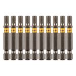 Бита HEX 5х50, сталь S2, шестигранный профиль, 10 шт. Е 6,3 Denzel