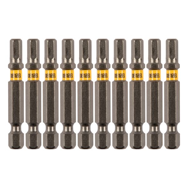 Бита HEX 5х50, сталь S2, шестигранный профиль, 10 шт. Е 6,3 Denzel