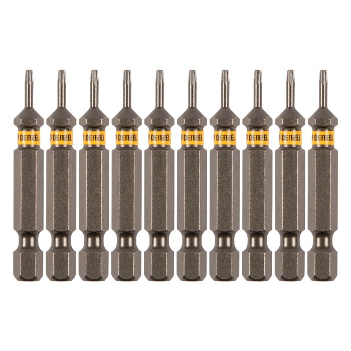 Бита TX 6х50, сталь S2, шестигранный профиль, 10 шт. Е 6,3 Denzel Бита TX 6х50, сталь S2, шестигранный профиль, 10 шт. Е 6,3 Denzel