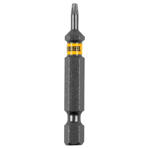 Бита TX 8х50, сталь S2, шестигранный профиль, 10 шт. Е 6,3 Denzel