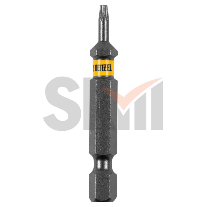 Бита TX 8х50, сталь S2, шестигранный профиль, 10 шт. Е 6,3 Denzel