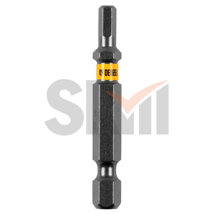Бита HEX 4х50, сталь S2, шестигранный профиль, 10 шт. Е 6,3 Denzel