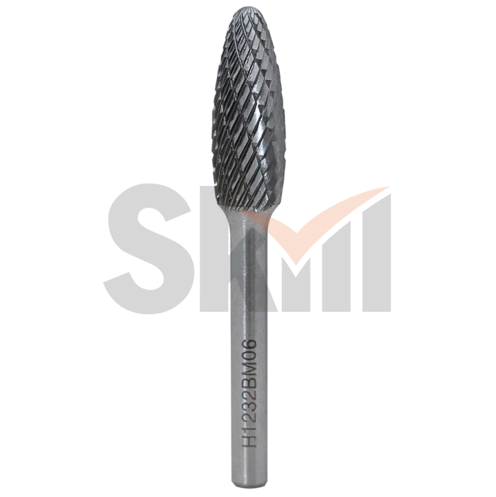 Борфреза пламевидная H 06х18 M03 двойная насечка