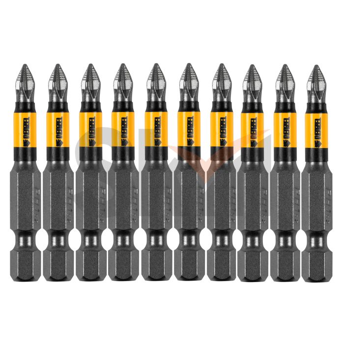 Бита PH1х50, сталь S2, цилиндр., 10 шт. Е 6,3 Denzel