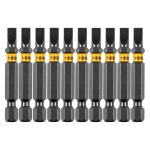 Бита SL5,0х50, сталь S2, шестигранный профиль, 10 шт. Е 6,3 Denzel