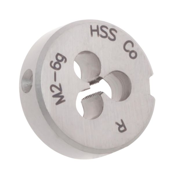 Плашка Ruko М2х0,4 HSSE DIN EN 22568 6g 16х5мм 237020E Плашка Ruko М2х0,4 HSSE DIN EN 22568 6g 16х5мм 237020E