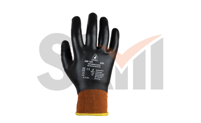 Ultra Защитные трикотажные перчатки Jeta Safety - M с полным пенонитриловым покрытием