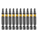 Бита PH2х50, сталь легированная S2, 20 шт., пластиковая коробка, , Е 6,3 Denzel