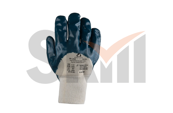 Atlant Flex Защитные трикотажные перчатки Jeta Safety - XL с нитриловым покрытием на 3/4