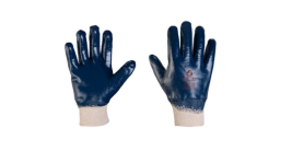 Защитные трикотажные промышленные перчатки JN-065 Altant Comfort - L с полным нитриловым покрытием
