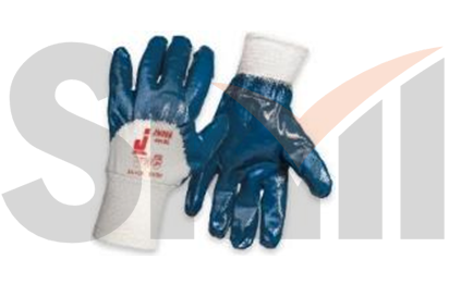 Защитные трикотажные промышленные перчатки - L с нитриловым покрытием 3/4