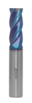 Концевая фреза с угловым радиусом 4 зуба, HRC 65, Nano Blue 2х6х50 R0,5 Концевая фреза с угловым радиусом 4 зуба, HRC 65, Nano Blue 2х6х50 R0,5