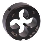 Плашка с стружколомом Bucovice Tools М12х1,75 HSSE-VA-NT DIN EN 22568 6g 38х14мм 301120 Плашка с стружколомом Bucovice Tools М12х1,75 HSSE-VA-NT DIN EN 22568 6g 38х14мм 301120