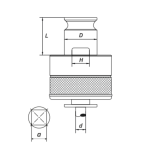 Предохранительная головка GT12 под метчик DIN M5