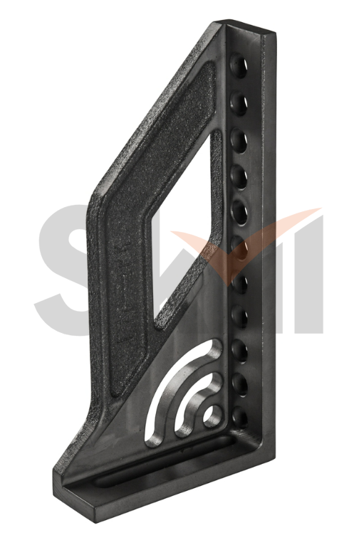 Упорный и крепежный угольник L300 с 11 отверстиями (поворотный) правый, Азотированный