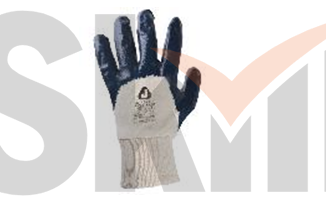 Защитные трикотажные промышленные перчатки - L с нитриловым покрытием на 3/4