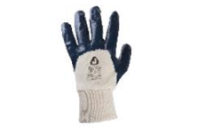 Защитные трикотажные промышленные перчатки - XL с нитриловым покрытием на 3/4
