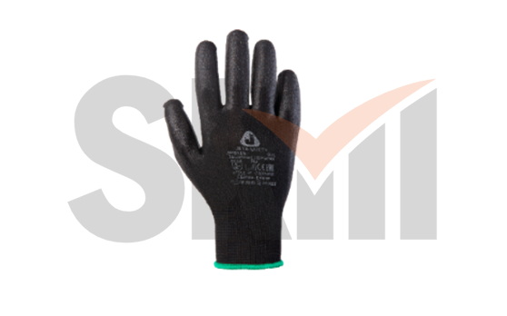 Защитные промышленные перчатки из полиэфирной пряжи - b XS c полиуретановым покрытием