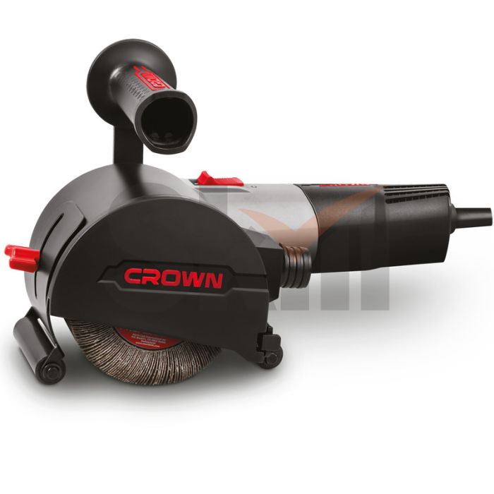 CT13551-110RSV CROWN Машина шлифовальная щеточная 1400Вт, 110*19мм, регулировка оборотов, поддержка