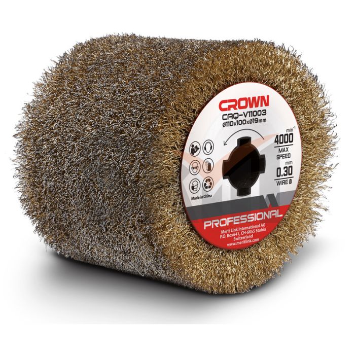 Стальная щетка CROWN CAQ-V11003