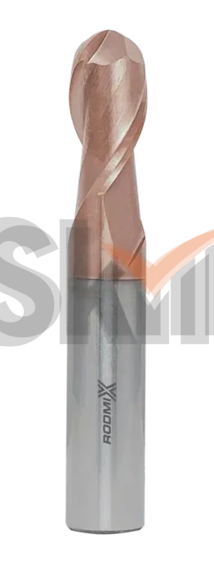 Концевая сферическая фреза 3 зуба, HRC 55, TiSiN 16x45x100 R8