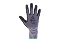 Защитные промышленные перчатки - L из полиэстера с микронитриловым покрытием