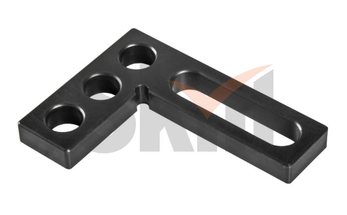 Горизонтальный крепежный угольник 110х80х14, Азотированный