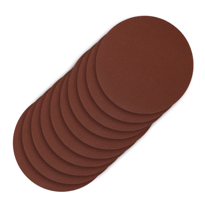 Круг абразивный на ворсовой подложке под "липучку", P 150, 125 мм, 10 шт.// Сибртех