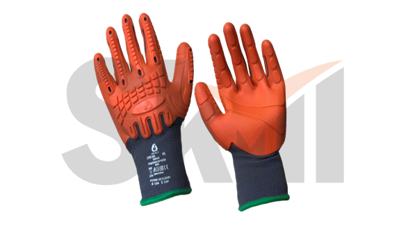 Защитные трикотажные перчатки JTPE-101 Kraken Jeta Safety - L с покрытием из термопласта