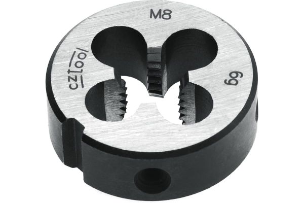 Плашка Bucovice Tools М8х1,25 115CrV3 DIN EN 22568 6g 25х9мм 210080BT Плашка Bucovice Tools М8х1,25 115CrV3 DIN EN 22568 6g 25х9мм 210080BT