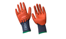 Защитные трикотажные перчатки JTPE-101 Kraken Jeta Safety - XL с покрытием из термопласта