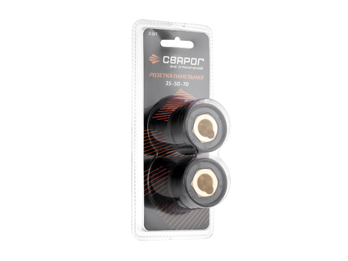 Розетка панельная 35-50-70 ISQ0053-SVA блистерная упаковка 2 шт