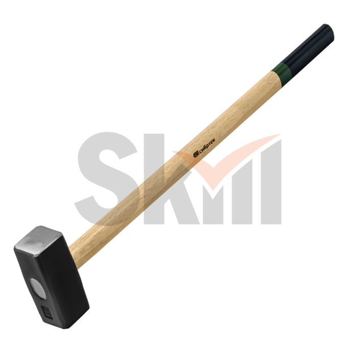 Кувалда, 6000 г, кованая головка, деревянная рукоятка Сибртех