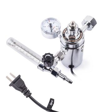 Регулятор расхода газа У-30/АР-40-1P-36В (универсальный, 1 манометр, подогреватель, латунь)