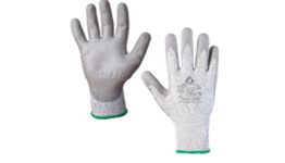 Промышленные трикотажные перчатки - S для защиты от порезов (5 класс) с полиуретановым покрытием