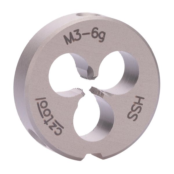 Плашка с стружколомом Bucovice Tools М3х0,5 HSS DIN EN 22568 6g 20х5мм 270030 Плашка с стружколомом Bucovice Tools М3х0,5 HSS DIN EN 22568 6g 20х5мм 270030