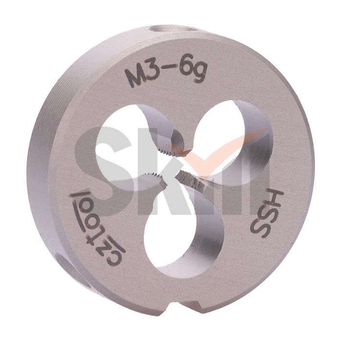 Плашка М 3,0х0,5 DINEN22568 HSS 6g 20х5мм (Стружколом) Bucovice(CzTool) 270030