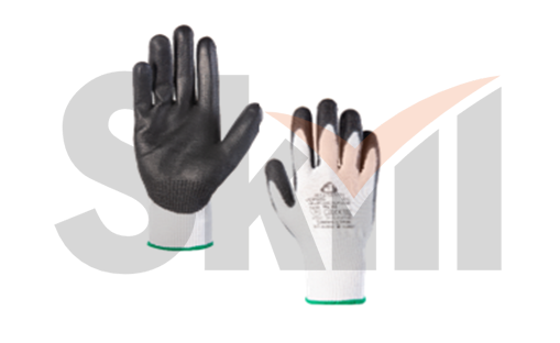 Промышленные трикотажные перчатки - XL для защиты от порезов (3 класс) с полиуретановым покрытием ла