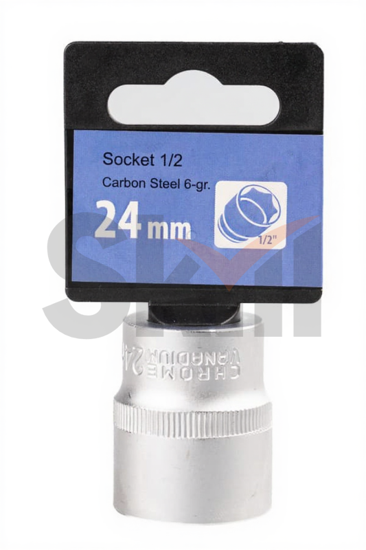 Торцевая головка 27 мм 1/2''  6-гр. углер.ст.