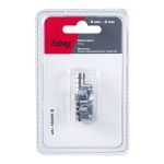 FUBAG Переходник 8мм елочка на елочку с 2- мя обжимными кольцами 11Х13мм, блистер 1 шт